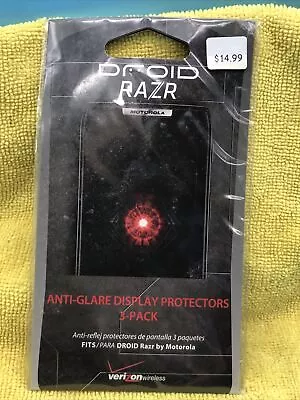 Single / One Verizon Anti-Glare Display Protector For DROID Razr By Motorola • $10