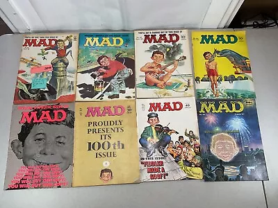 Lot Of 8 MAD Magazine #34 94 96 97 98 99 100 156 VG-FN • $65