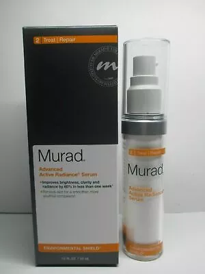 Murad Advanced Active Radiance Serum Treat And Repair Renews Skin New In Box • $59