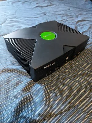 Original Xbox Game Console (Parts Only) Powers On Ready To MOD Faulty Disc Tray • $29.08