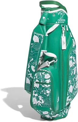 Adidas Golf Men Stand Caddy Bag PLAY GREEN Graphic 8.5 X 47 In 3.2kg Green NMH62 • $181.79