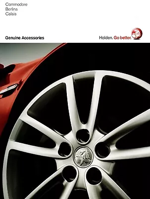 Holden Commodore VE Accessories Brochure 2010 • $10