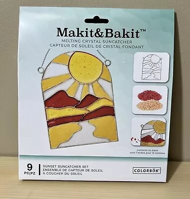 Makit & Bakit Melting Crystal SunSet Suncatcher Kit NIB • $11.69