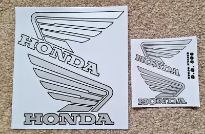 HONDA Silver Wing 2 X  PAIRS Fuel Tank Wing Decal Vinyl Graphics Large & Small • £5.99