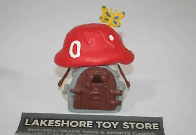 Smurfs Vintage Mushroom House Playset Cottage Red 40011 Peyo Schleich • $34.99