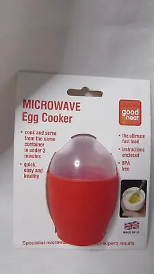 Good2heat Microwave Egg Cooker Red NEW • £2