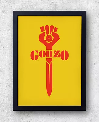 $12.46 • Buy Gonzo Poster, Hunter S. Thompson, Fear And Loathing, Rum Diary, Hell's Angels