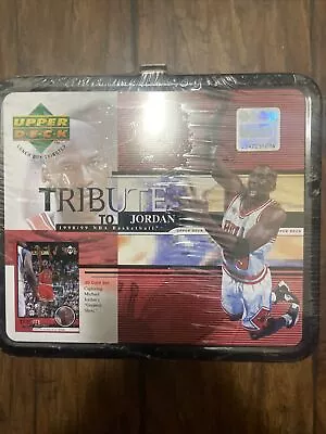Upper Deck Tribute To Jordan 1998/1999 Lunch Box And Card Set (New And Sealed) • $48