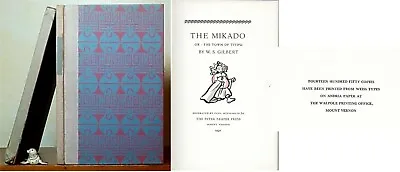 The Mikado By W. S. Gilbert Peter Pauper Press 1st Edition • $15.99