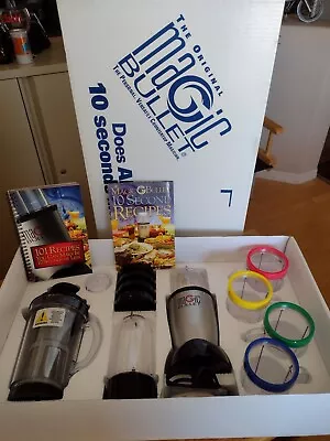 Magic Bullet New Open Box Complete 21 Piece Set Blender Recipes • $55