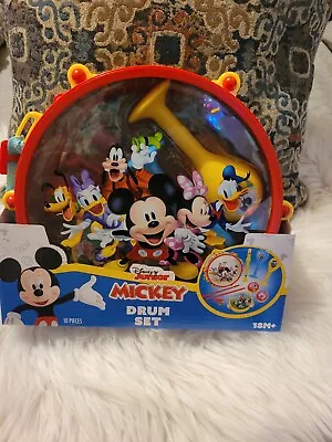 New Disney Junior Mickey Mouse Funhouse Marching Band Drum Set Music • $12.50