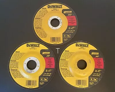 DeWalt DW8424 Metal Cutting Wheel Type 27. 4-1/2  X .045  X 7/8  (Pack 3) • $15