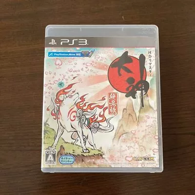 USED PS3 PlayStation 3 Okami Zekkei Ban HD Edition JAPAN • $38.79