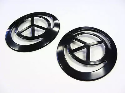 X2 VMS RACING PEACE SIGN TAIL LIGHT COVERS FOR 98-05 VOLKSWAGEN BEETLE • $30.95