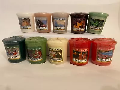 Ten Yankee Candle (old Logo) Samplers/Votives (S97) • £0.99