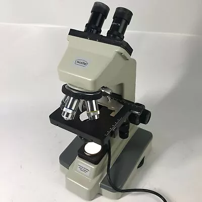 Wolfe Carolina Laboratory Microscope CPL W10x/18 W/4 Objectives • $58.99