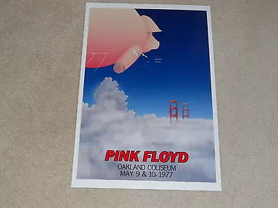 Large Pink Floyd Oakland 1977  Concert Poster 19 X13  RARE! Animals Tour • $29.99