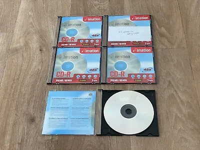 5 Cd-r Writable Cd Discs New Imation • £2.50