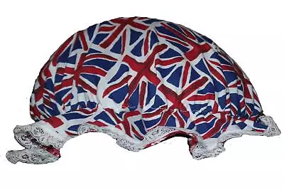 Adults Union Jack Flag Mop Hat United Kingdom Great Britain Fancy Dress • $7.41