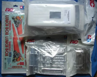 PACKAGE Tamiya RC Lunch Box Body Windows Side Rails Stickers Screws #0335080 • $69.95