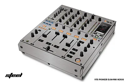 Skin Decal Wrap For PIONEER DJM-900 DJ Mixer CD Pro Audio DJM900 Parts - STEEL • $14.95