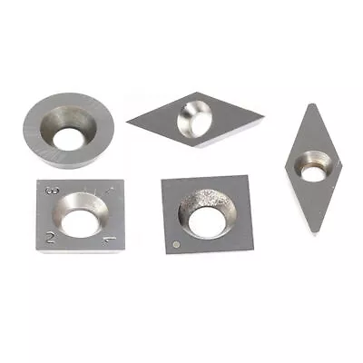 Carbide Tips Inserts Blades For Chisel Cutter Wood Turning Lathe Holder Tool New • £6.69