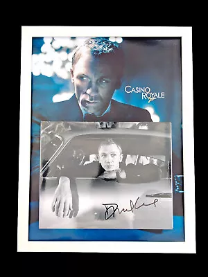 DANIEL CRAIG Hand Signed 10x8 Inch Photo Casino Royale James BOND AUTOGRAPH • £0.99