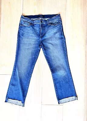 J BRAND High-rise Ankle Straight-leg Jeans Size 31 • $20