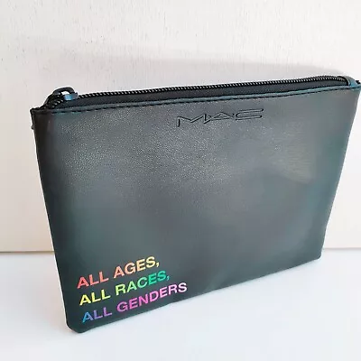 1x MAC Loves Pride Black Rainbow Makeup Cosmetics Bag / Clutch / Pouch Brand New • $16.95