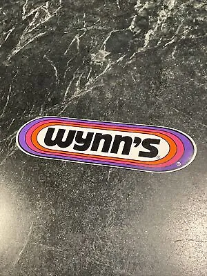 Rare 70s 80s Wynn’s Wynns Snowmobile Oil Decal STICKER Vtg 7” Logo Racing ATV • $6.80