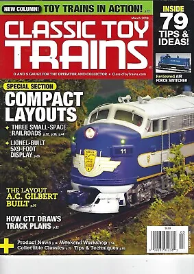 Classic Toy Trains March 2018 Magazine • $2.50