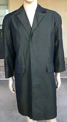 Burberry Basticks Button Down Rain Trench Coat Jacket Made In England Bootleg • $104.95