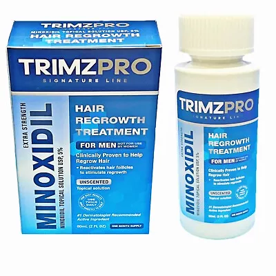 Trimzpro 1 Month Signature Line 5% Extra Strength Regrowth Hair Serum Men • £11.99