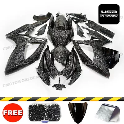 Forged Carbon Fiber Fairing Kit +Bolts For Suzuki GSXR600/750 2006 2007 Bodywork • $541.49