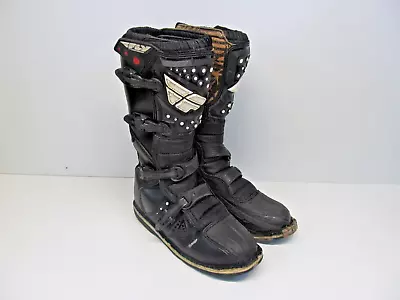 FLY RACING Men's Maverick Motocross Boots Black US 13 • $69