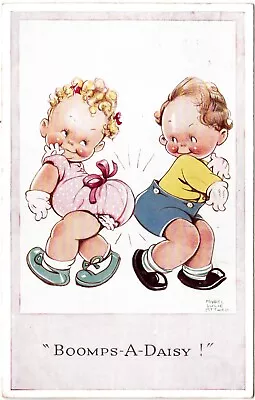 £3.50 • Buy Mabel Lucie Attwell Postcard 'BOOMPS A DAISY' 1939 By  Valentines