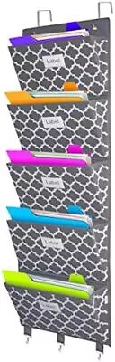 File Organizer Over Door File Organizer Wall Mounted Storage Pocket For Magazin • $23.99