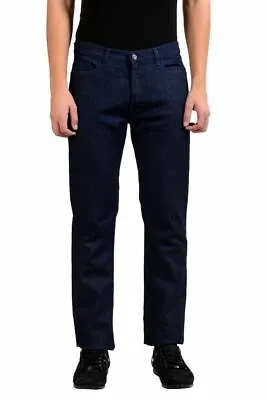 Versace Collection Men's Dark Blue Classic Straight Leg Jeans US 32 IT 48 • $119.99