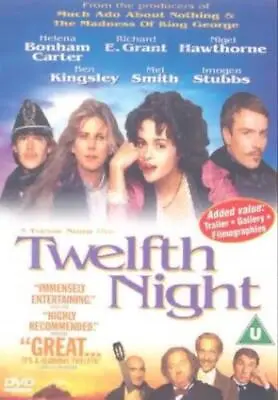 Twelfth Night DVD (2001) Helena Bonham Carter Nunn (DIR) Cert U Amazing Value • £2.60