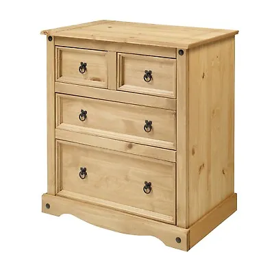 Corona Chest Of Drawers Compact 2+2 4 Drawer Chest By Mercers Furniture® • £109.99