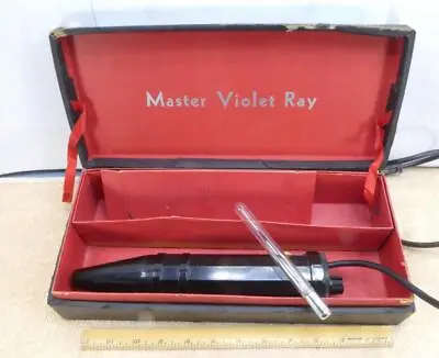 Vintage Master Violet Ray Medical Quackery Quack Device W/ Box ! • $149.95