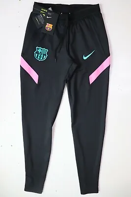 Nike Dri Fit Strike Barcelona Fc Slim Fit Football Pants Black Ck9612-010 Men Xs • $87.03