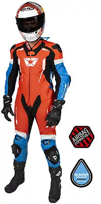 Cortech Sector Pro Air Mens Red Blue 1 Piece Leather Race Suit • $599.99