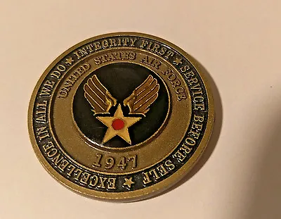 Awarded Becoming An Airman  Challenge Coin 1.5   DIA  • $18.71