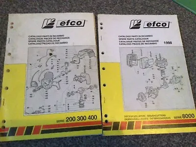 Efco Engine Parts Manual For Series 8000200300400  Job Lot  • £11.99