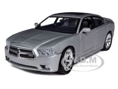 2011 Dodge Charger R/t Hemi Silver 1/24 Diecast Model Car By Motormax 73354 • $19.99