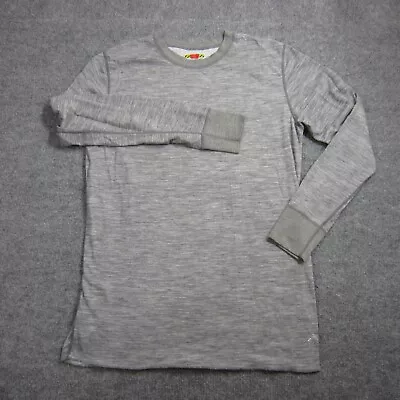 Terramar Base Layer Long Sleeve Shirt Mens Large Gray Crewneck Pullover Outdoor • $24.99