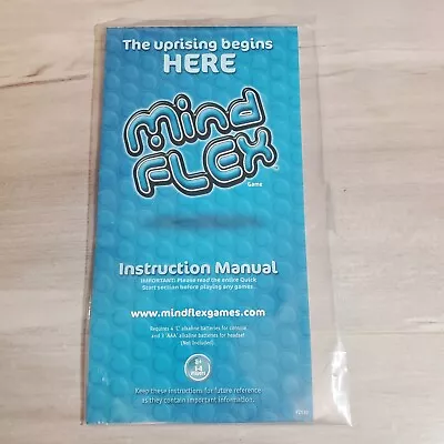 Mindflex Mind Control Replacement INSTRUCTIONS Game Manual Mattel 2009 Mind Flex • $13.95