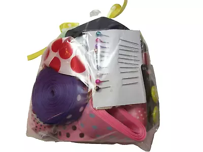 Polka Dot Ribbon Scraps 1 Pound Ribbon Remnants Grab Bag Craft Supplies 167 • $8.20