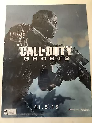Call Of Duty Ghosts Original Gamestop Promo Poster SWAT Navy SEAL Special Forces • $15.99